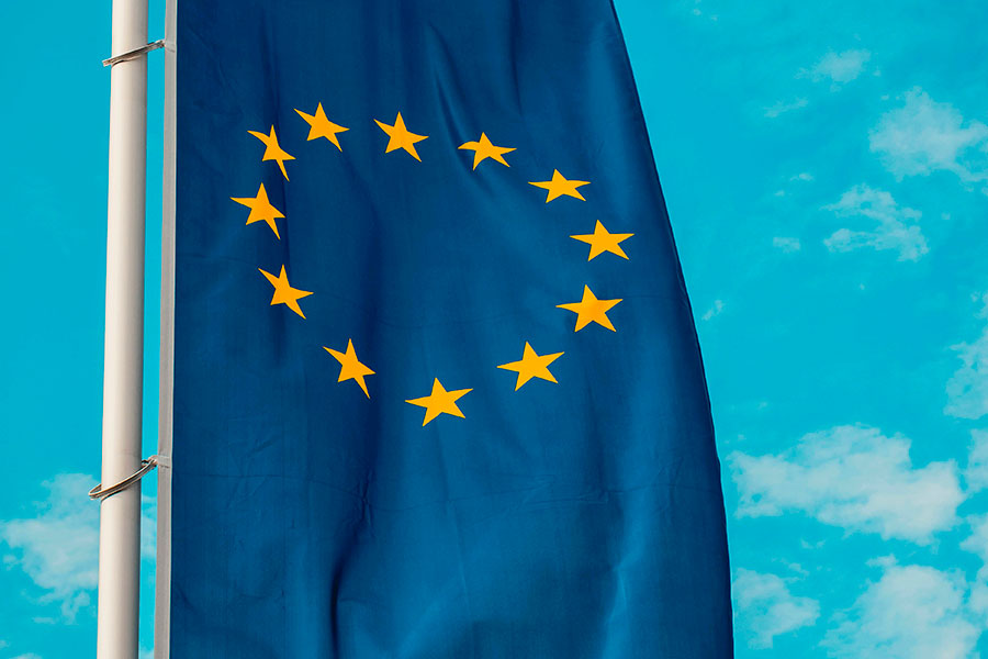 European Union flag, symbol of the EU Nature Restoration Law