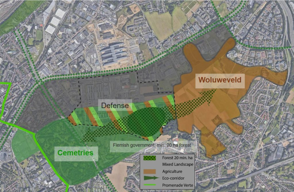 Un corridor écologique entre la Région bruxelloise et la Région flamande